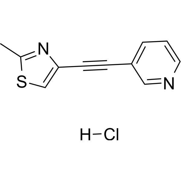 MTEP hydrochloride  Structure