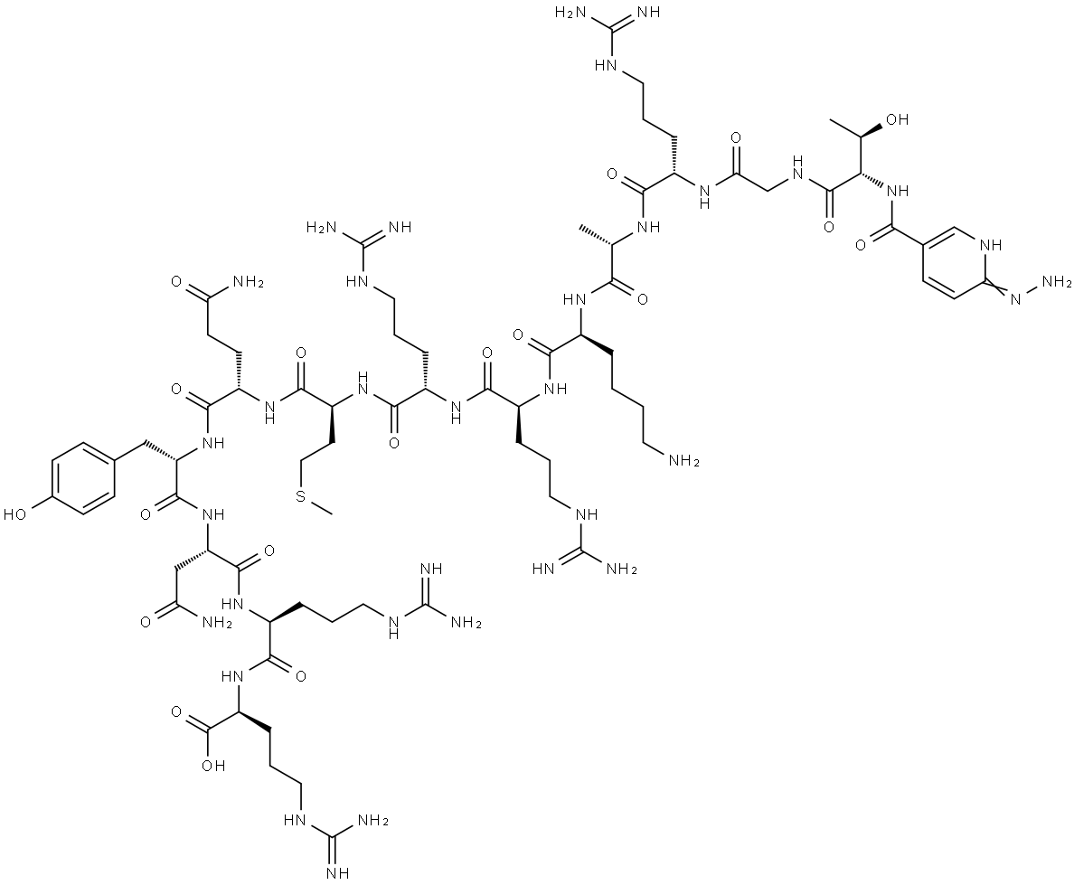 HYNIC-UBI29-41 (acetate) Structure
