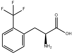 (S)-2-Amino-3-(2-(trifluoromethyl)phenyl)propanoic acid Structure