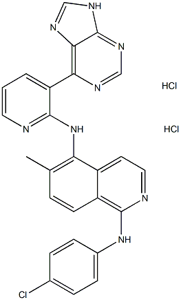 B-Raf inhibitor 1 (Compound 13) dihydrochloride Structure