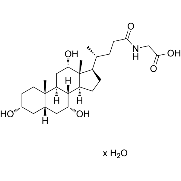 Glycocholic acid hydrate Structure