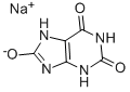 Uric acid sodium Structure
