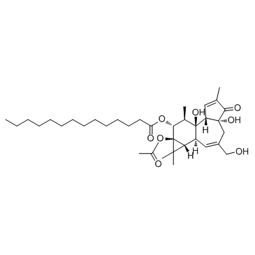 Phorbol 12-myristate 13-acetate Structure