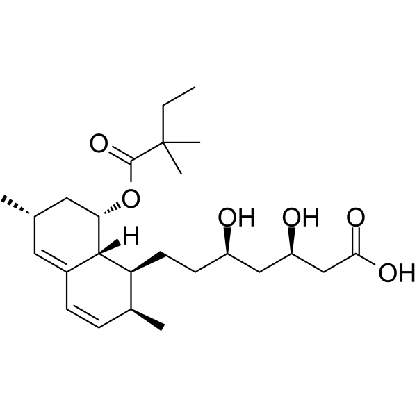 Simvastatin acid Structure