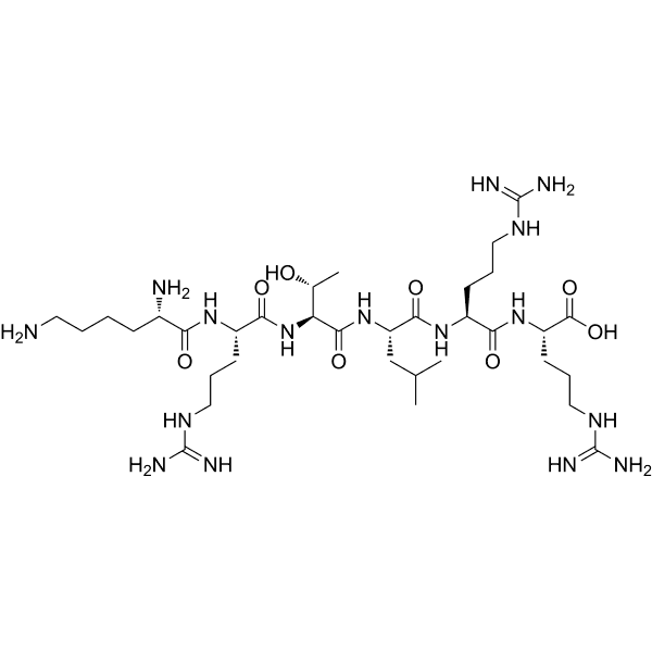 Lys-Arg-Thr-Leu-Arg-Arg Structure