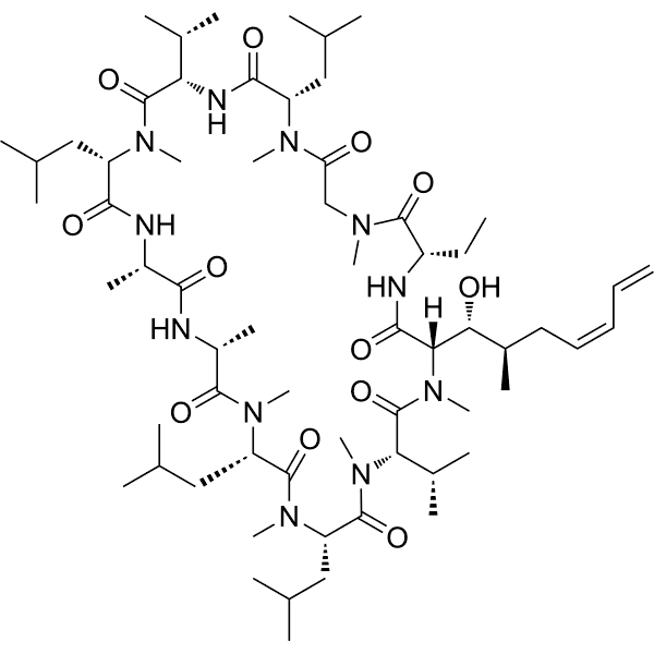 Cyclosporin A-Derivative 3 Structure