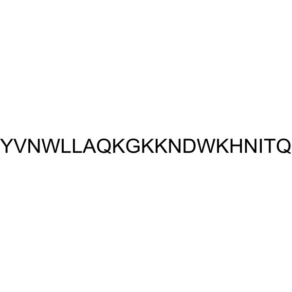 [Tyr0] Gastric Inhibitory Peptide (23-42), human Structure