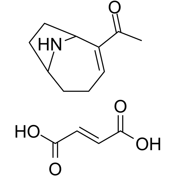 (±)-Anatoxin A fumarate  Structure