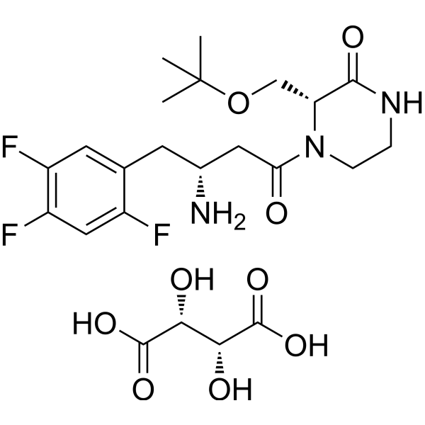 Evogliptin tartrate Structure