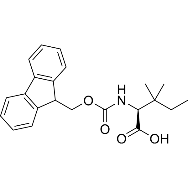 Fmoc-L-b-methylisoleucine Structure