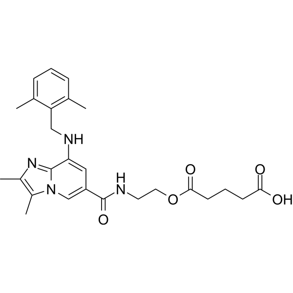 Linaprazan glurate Structure