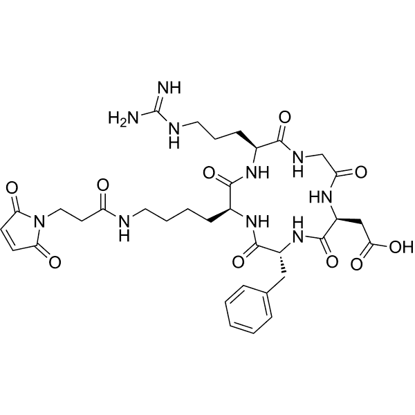 Cyclo(RGDfK(Mal)) Structure