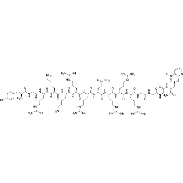 TAT (47-57) GGG-Cys(Npys) Structure