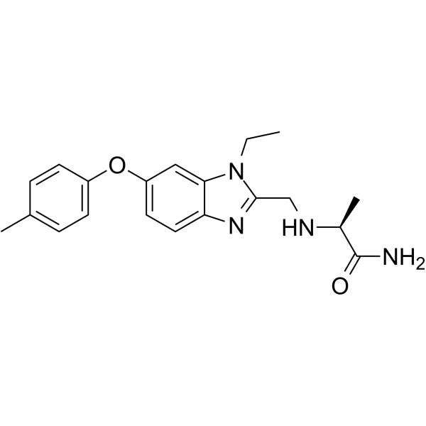 Bliretrigine  Structure