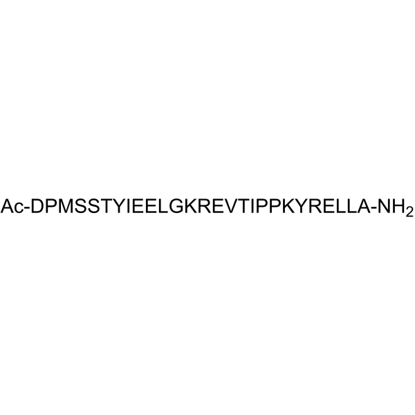 Acetyl-Calpastatin(184-210)(human)  Structure