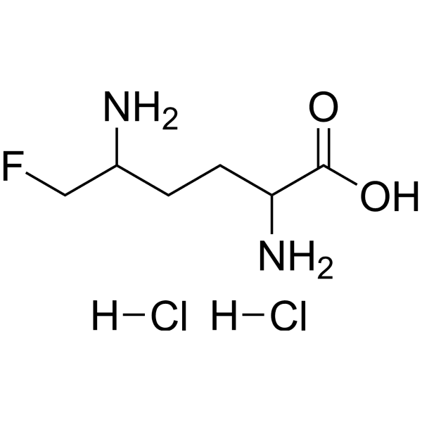 5-Fluoromethylornithine dihydrochloride Structure