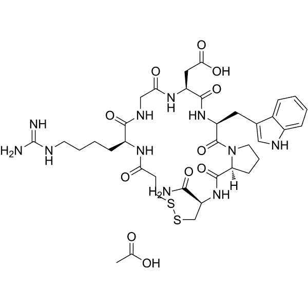 Eptifibatide monoacetate Structure