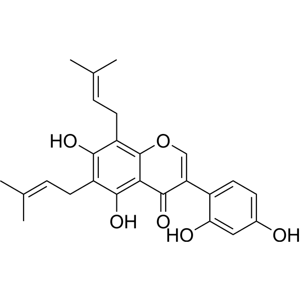 8-Prenylluteone Structure