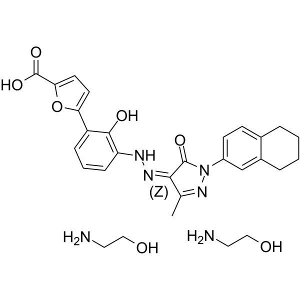 Rafutrombopag diolamine  Structure