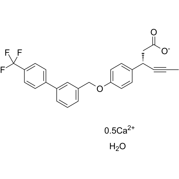 AMG 837 calcium hydrate  Structure