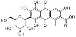 Carminic Acid (Natural dye) Structure