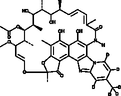 Rifaximin-d6 Structure