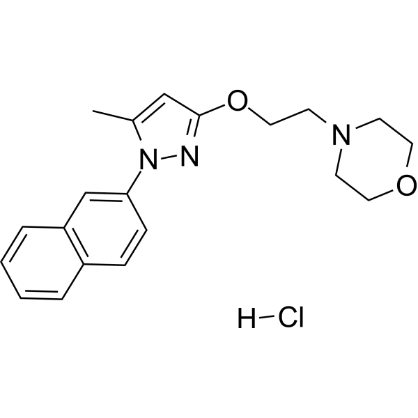 S1RA hydrochloride Structure