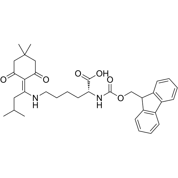 Fmoc-D-Lys(Ivdde)-OH Structure