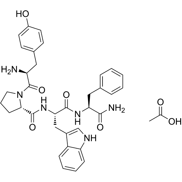 Endomorphin 1 acetate Structure