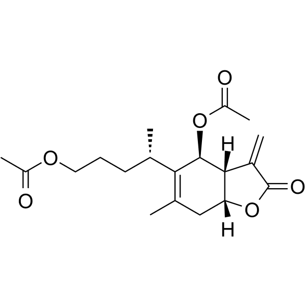 Britannilactone diacetate Structure