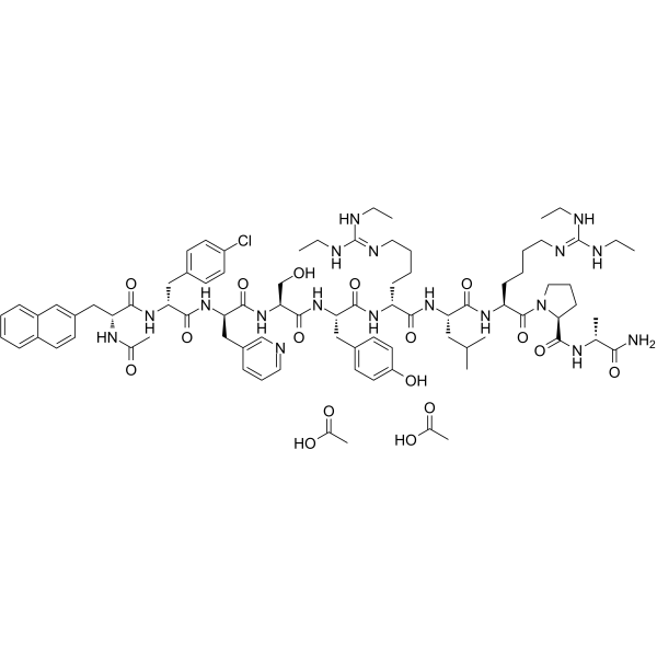 Ganirelix acetate Structure