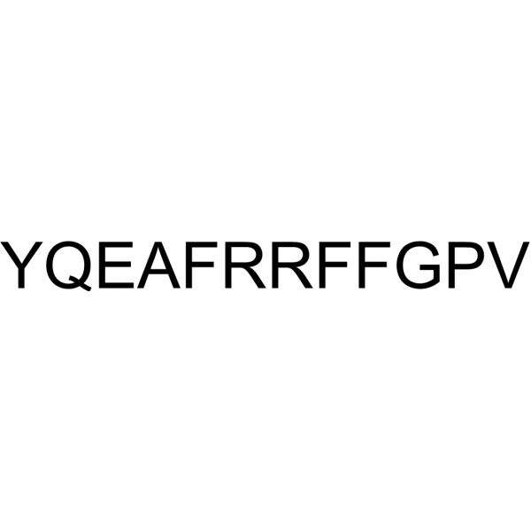 YQEAFRRFFGPV Structure