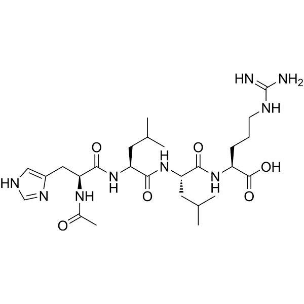 Acetyl tetrapeptide-22 Structure