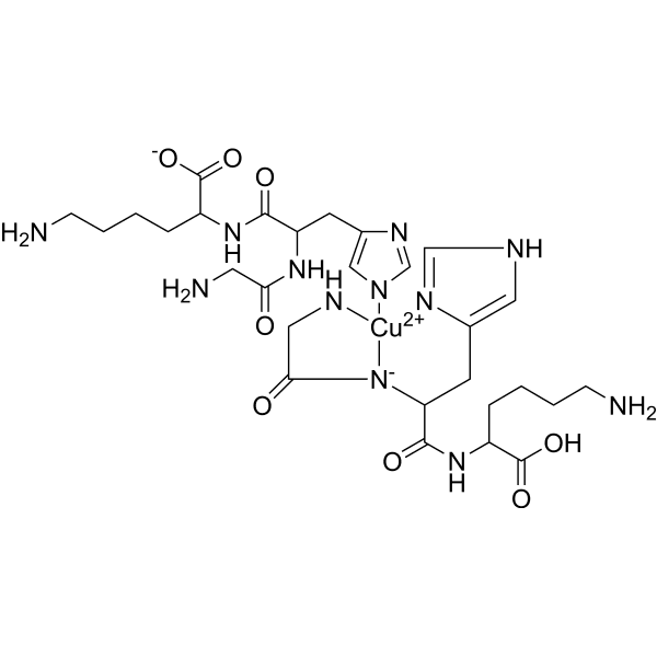 Prezatide copper Structure