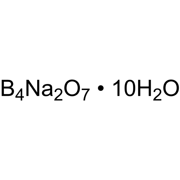 Sodium tetraborate decahydrate Structure