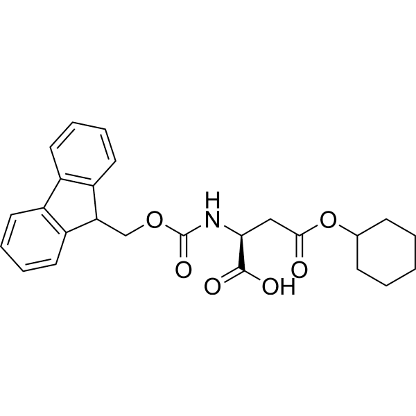 Fmoc-Asp(OcHex)-OH Structure