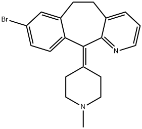 8-Deschloro-8-bromo-N-methyl Desloratadine Structure