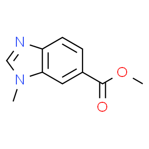 Methyl 1-methyl-1H-benzo[d]Imidazole-6-carboxylate  Structure