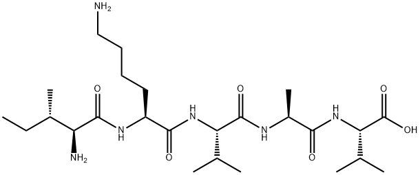 H-Ile-Lys-Val-Ala-Val-OH Structure