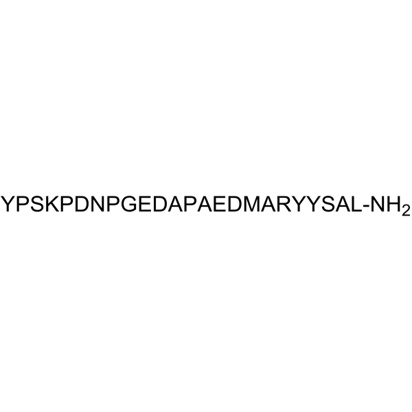 Neuropeptide Y (1-24) (human) Structure