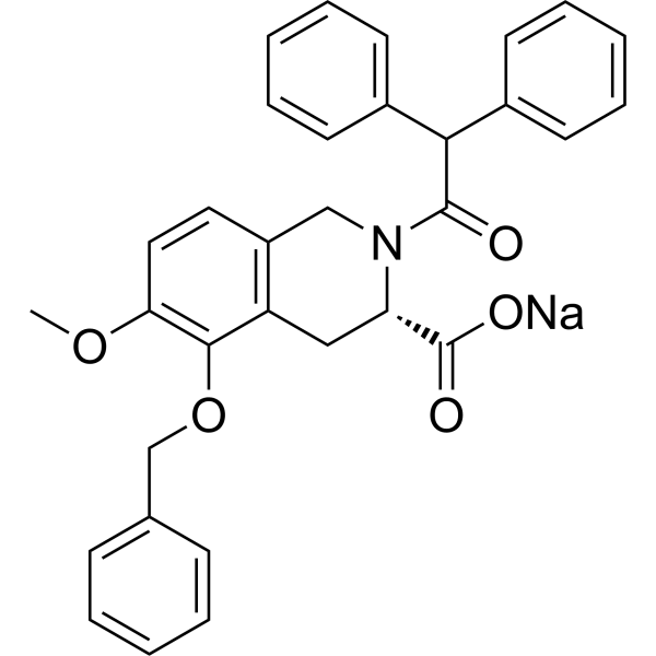 Olodanrigan sodium Structure