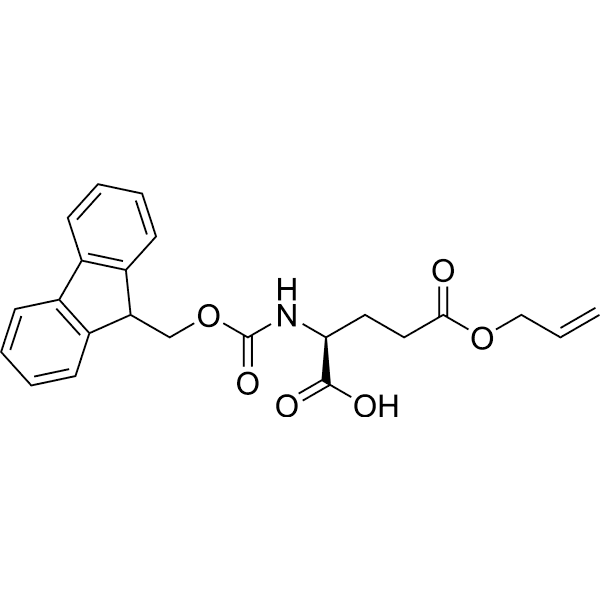 Fmoc-Glu(OAll)-OH Structure
