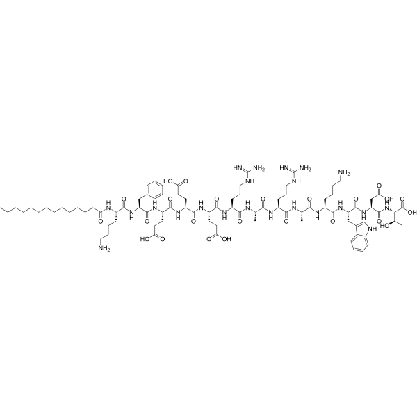 Integrin signaling inhibitor, mP13 Structure