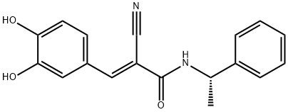 Tyrphostin AG 835 Structure