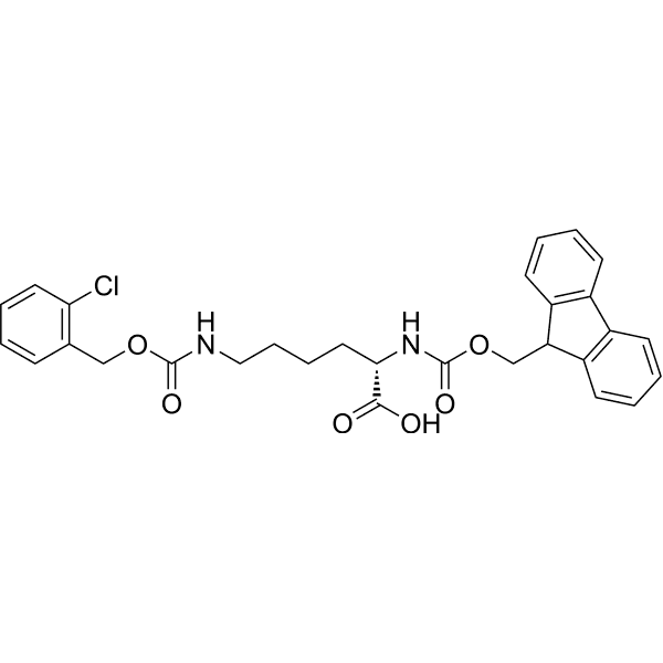 Fmoc-Lys(2-Cl-Z)-OH Structure