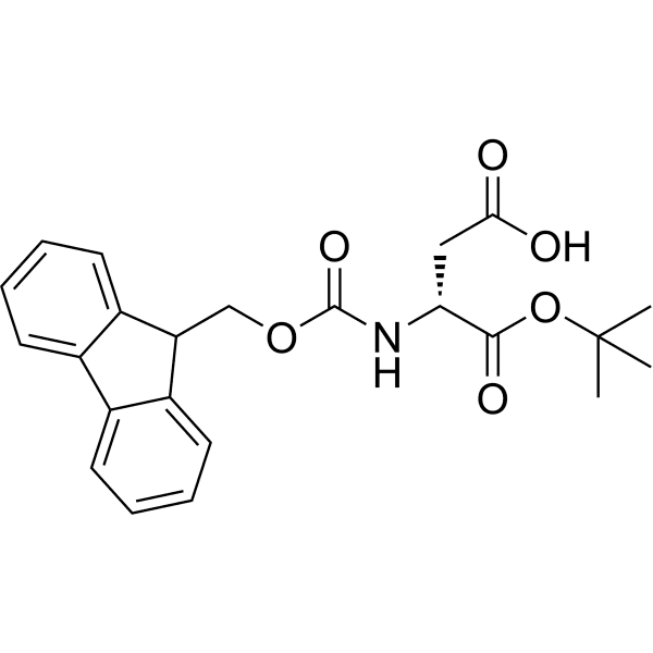 Fmoc-D-Asp-OtBu Structure