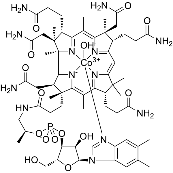 Hydroxocobalamin Structure