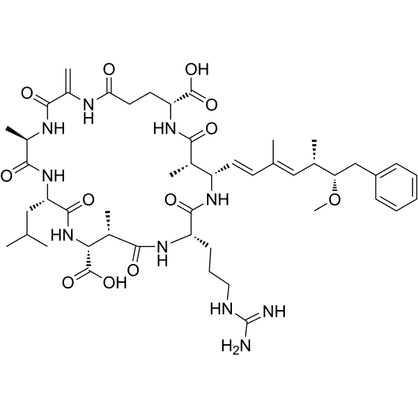 7-Desmethylmicrocystin-LR Structure