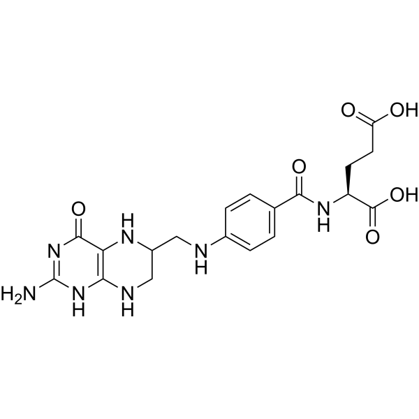 Tetrahydrofolic acid Structure