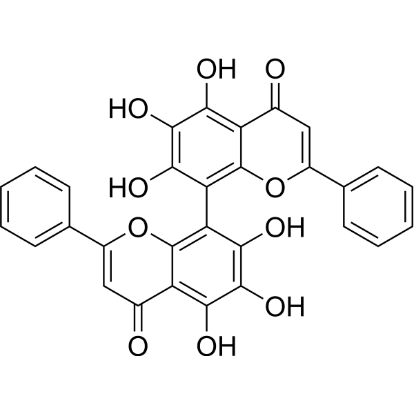 8,8''-Bibaicalein Structure